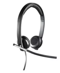 Logitech Stereo H650e czarne (981-000519) - Słuchawki - miniaturka - grafika 1