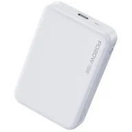Powerbanki - Powerbank indukcyjny 10000 mAh Fast Charging PD 20W MagSafe Biały - miniaturka - grafika 1