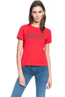 Koszulki i topy damskie - Damska koszulka t-shirt Wrangler LOGO S - miniaturka - grafika 1