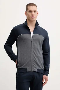 BOSS bluza lounge kolor granatowy melanżowa 50545567 - Bluzy męskie - miniaturka - grafika 1