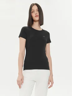 4F T-Shirt 4FWSS24TTSHF1161 Czarny Slim Fit - Koszulki i topy damskie - miniaturka - grafika 1
