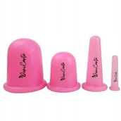 Pozostałe urządzenia kosmetyczne - BAŃKI CHIŃSKIE SILIKONOWE DO TWARZY I CIAŁA 4SZT - miniaturka - grafika 1