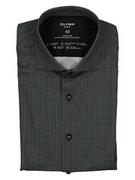 Koszule męskie - OLYMP Koszula "24/7 No 6 six" - Super Slim fit - w kolorze czarnym - miniaturka - grafika 1