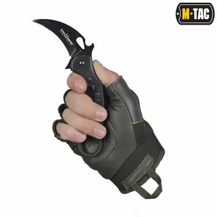 M-Tac - Rękawice taktyczne bez palców Assault Tactical Mk.4 - Oliwkowe - 90214001 - Odzież taktyczna i umundurowanie - miniaturka - grafika 2