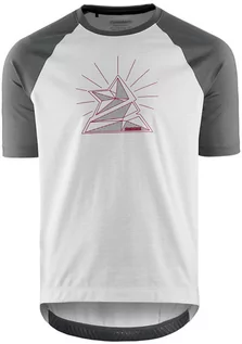 Koszulki rowerowe - Zimtstern Zimtstern PureFlowz Shirt SS Men, biały/szary XXL 2021 Koszulki MTB i Downhill M10017-2101-06 - grafika 1
