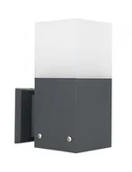 Lampy ogrodowe - Cube Nowoczesny kinkiet zewnętrzny Max ciemny popiel - miniaturka - grafika 1
