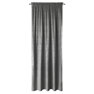 Zasłona Cypr grafitowa 140 x 270 cm na taśmie - Zasłony - miniaturka - grafika 1