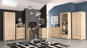 Meble do sypialni - Zestaw mebli do pokoju młodzieżowego MEBLOWA 1 Neo 02, sonoma, 6 elementów - miniaturka - grafika 1