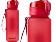 Shakery i bidony sportowe - Bidon Brisk Coolpack 600 ML Rpet Red - miniaturka - grafika 1