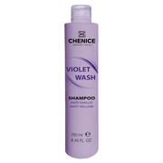 Szampony do włosów - Chenice Violet Wash | Szampon niwelujący żółty odcień włosów blond 250ml - miniaturka - grafika 1