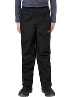 Spodnie sportowe damskie - Jack Wolfskin Spodnie funkcyjne "Snow Days" w kolorze czarnym - miniaturka - grafika 1