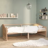 Łóżka - shumee shumee 3 osobowa sofa/łóżko lite drewno sosnowe 90 x 200 cm - miniaturka - grafika 1