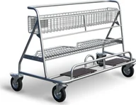Wózki magazynowe - Damnix Półka do wózka Carry WP4 - miniaturka - grafika 1