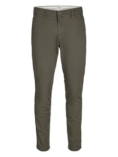 Jack & Jones Spodnie chino w kolorze khaki - Spodnie męskie - miniaturka - grafika 1