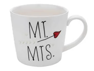 Kubki - Kubek ceramiczny do kawy i herbaty Florina Mr./Mrs. 580 ml - miniaturka - grafika 1