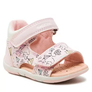 Buty dla dziewczynek - Sandały Geox B Sandal Tapuz Girl B450YA 000BC C8206 Pink/Multicolor - grafika 1