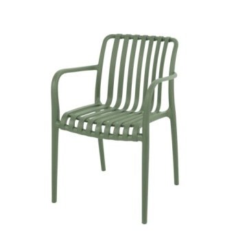 Krzesło Valoro ogrodowe zielone 56x57x81 cm Homla
