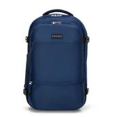 Plecaki - Poszerzany plecak wielofunkcyjny do samolotu granatowy - miniaturka - grafika 1