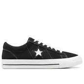 Trampki męskie - Buty unisex Converse One Star 95 A14711C - czarne - miniaturka - grafika 1