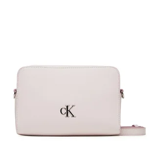 Torebka Calvin Klein Jeans Minimal Monogram Ew Camera Bag LV04K3162G Écru - Torebki damskie - miniaturka - grafika 1