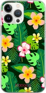 Etui i futerały do telefonów - Etui do Apple IPHONE 14 Kwiaty 019 Babaco Nadruk pełny Zielony - miniaturka - grafika 1