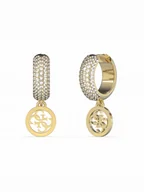 Kolczyki - Kolczyki GUESS Crazy Earrings złote JUBE03301JW-YG NA PREZENT - miniaturka - grafika 1
