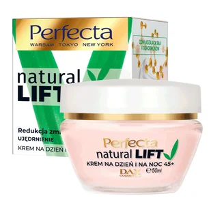 Perfecta Natural Lift krem na dzień i na noc 45+ 50ml - Kremy do twarzy - miniaturka - grafika 1