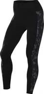 Spodnie rowerowe - Nike One 7/8 Legginsy z nadrukiem i wysokim stanem dla kobiet, czarne/czarne, HJ1103-010, S - miniaturka - grafika 1