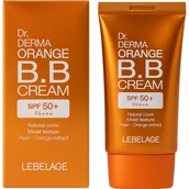 Kremy do twarzy - Lebelage Dr Derma Orange BB, Krem przeciwsłoneczny SPF 50+ PA+++ - miniaturka - grafika 1