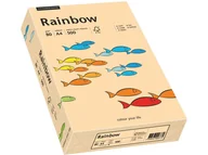 Papier do drukarek - Papyrus papier wielofunkcyjny Rainbow 80 G/M, A4 500 arkuszy łosoś 7318761038068 - miniaturka - grafika 1