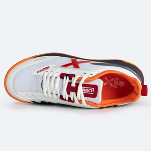 Buty do piłki ręcznej Munich Hooper (kolor Biały. Pomarańczowy, rozmiar 41) - Buty sportowe męskie - miniaturka - grafika 4