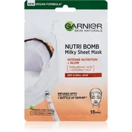 Maseczki do twarzy - Garnier Skin Naturals Maseczka na tkaninie odżywczo-rozświetlająca Nutri Bomb 1szt - miniaturka - grafika 1