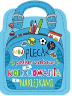 Plecaki szkolne i tornistry - Olesiejuk Sp. z o.o. Mój plecak pełen zabaw do kolorowania z naklejkami - miniaturka - grafika 1