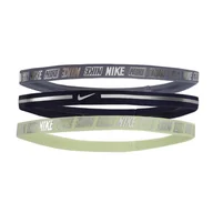 Ściągacze i opaski sportowe - Opaska NIKE METALLIC HAIRBANDS 3 PACK 2.0 - miniaturka - grafika 1