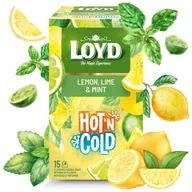 Herbata - Ekspresowa Herbata Owocowa Loyd Cytryna Limonka Na Zimno Hot’N Cold 30g - miniaturka - grafika 1
