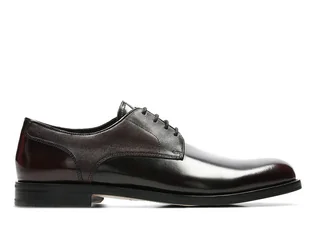 Clarks, Półbuty męskie, Coling Walk, bordowe, rozmiar 42 - Półbuty męskie - miniaturka - grafika 1