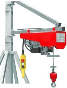 DESDEA Wciągarka 200kg/30m elektryczna linowa budowlana - do wyboru ramię, maszt, podpory, uchwyt rusztowania 08179931 - Wciągarki - miniaturka - grafika 6