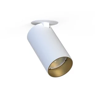 Nowodvorski Lampa 1 punktowa podtynkowa MONO SURFACE I 10W GU10 biały złoty 7683 - Lampy sufitowe - miniaturka - grafika 1