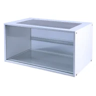 Klatki dla gryzoni - Skyline Szklane terrarium Marrakesh - Biały: dł. x szer. x wys.: 96 x 47 x 40 cm - miniaturka - grafika 1