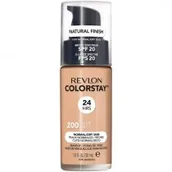 Podkłady do twarzy - Revlon Podkład ColorStay do cery normalnej i suchej 30 ml NUDE 200 z pompką - miniaturka - grafika 1