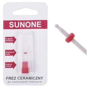 SUNONE SUNONE - Frez Ceramiczny Delikatny - KULKA SUNCDKU - Pozostałe akcesoria kosmetyczne - miniaturka - grafika 1