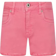 Spodnie i spodenki dla dziewczynek - Pepe Jeans London Szorty PATTY | Regular Fit - miniaturka - grafika 1