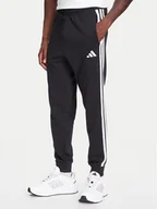 Spodnie sportowe męskie - adidas Spodnie dresowe Essential 3-Stripes JD1881 Czarny Regular Fit - miniaturka - grafika 1