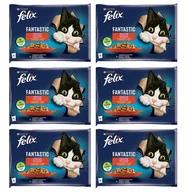 Mokra karma dla kotów - FELIX Wiejskie Smaki w galaretce z wołowina i kurczakiem 12x(4x85g) - miniaturka - grafika 1