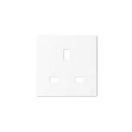 Klawisze i ramki - Kontakt Simon KONTAKT_SIMON Plakietka gniazda brytyjskiego DETAIL 82 Biały 82045-30 - miniaturka - grafika 1