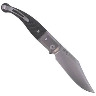Nóż składany LionSteel Gitano Carbon Fibre, Satin Blade (GT01 CF) - Noże - miniaturka - grafika 3