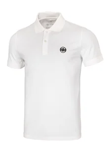 Koszulka POLO SLIM FIT Jersey SMALL LOGO 210 Jasny Beż M - Koszulki męskie - miniaturka - grafika 1