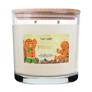 Świece - Your Candle - Świeca zapachowa sojowa Piernik 400 ml - grafika 1