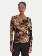 Bluzki damskie - Rinascimento Bluzka CFC0020152002 Czarny Regular Fit - miniaturka - grafika 1