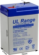 Baterie do zasilaczy awaryjnych UPS - Akumulator AGM ULTRACELL UL 6V 4.5Ah żelowy - Raty 0% - 38 sklepów w całej Polsce - miniaturka - grafika 1